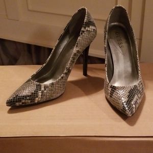 Guess snake skin high hells